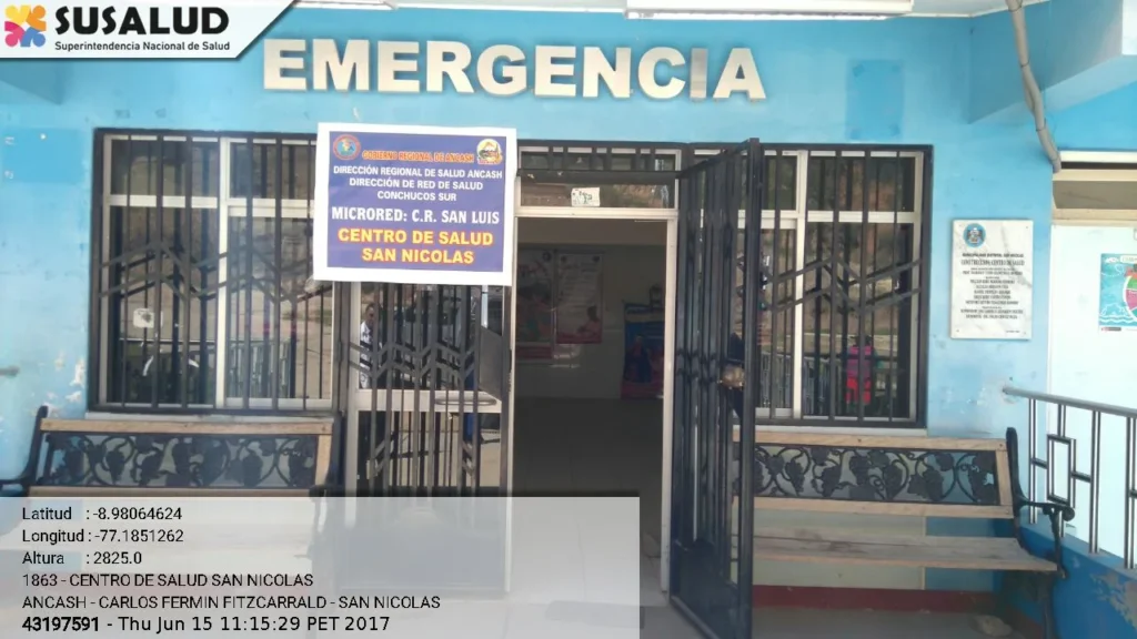 Centro de Salud San Nicolas en Ancash