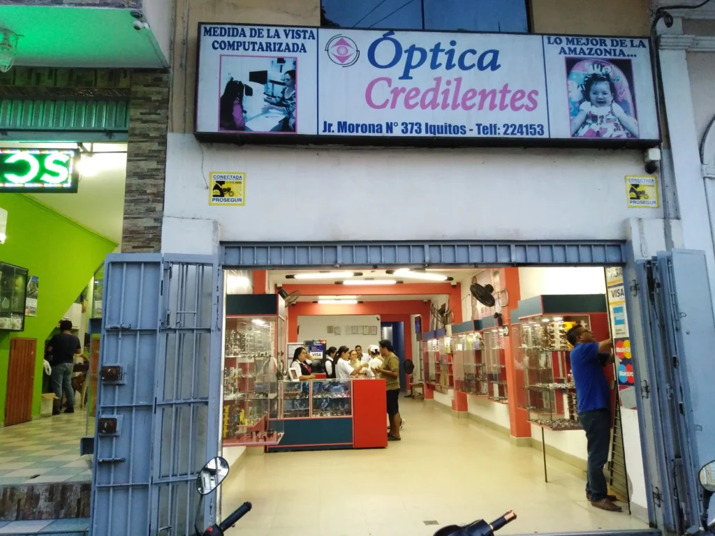 Optica Credilentes E.I.R.L. en Iquitos, Loreto
