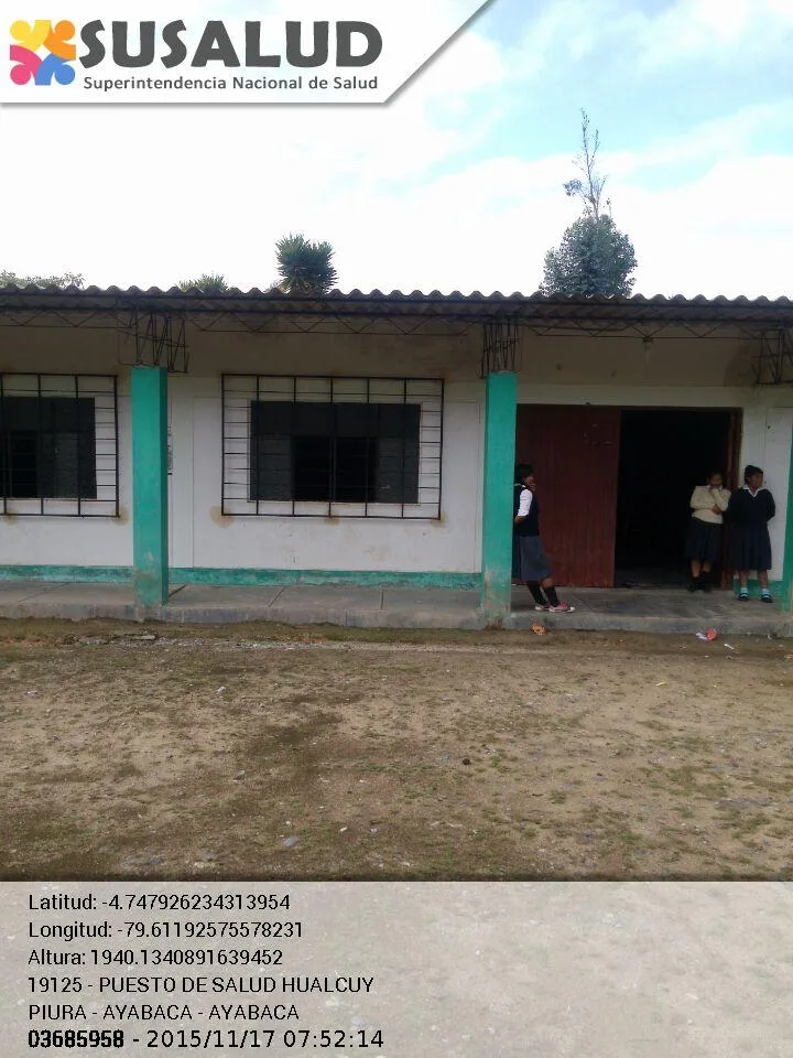Puesto de Salud Hualcuy en Ayabaca, Piura