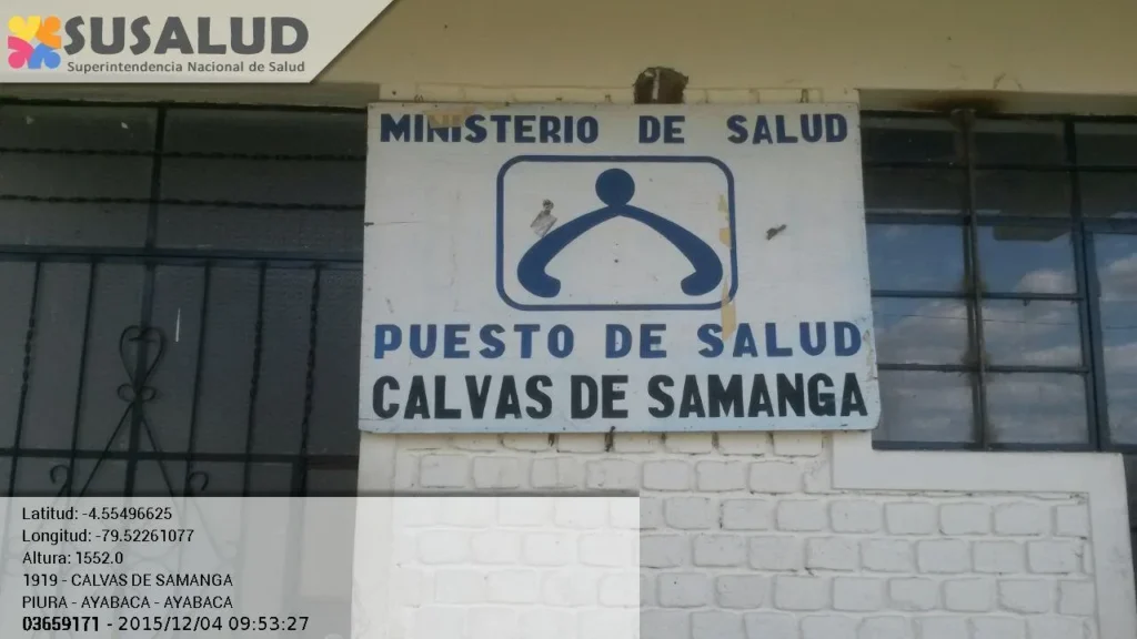 Puesto de Salud Calvas de Samanga en Ayabaca, Piura