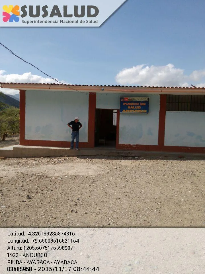 Puesto de Salud Andurco en Ayabaca, Piura