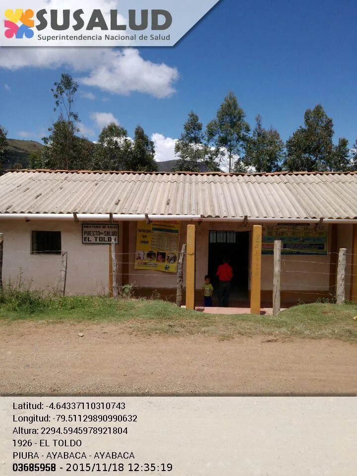 Puesto de Salud el Toldo en Ayabaca, Piura