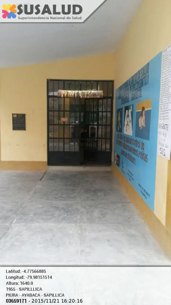 Centro de Salud Sapillica en Piura