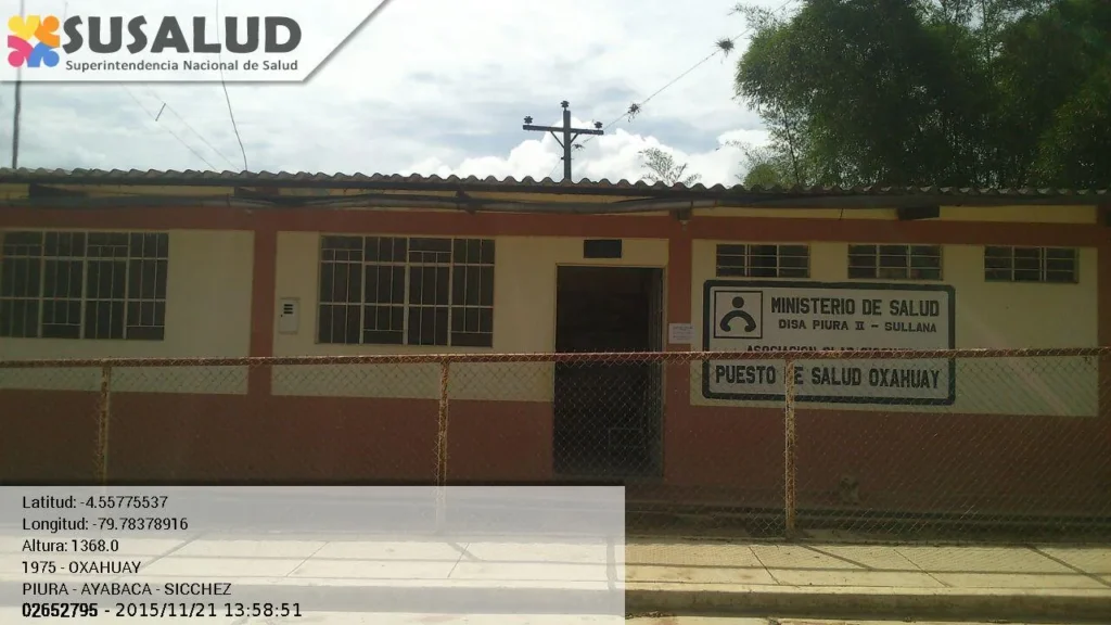 Puesto de Salud Oxahuay en Sicchez, Piura
