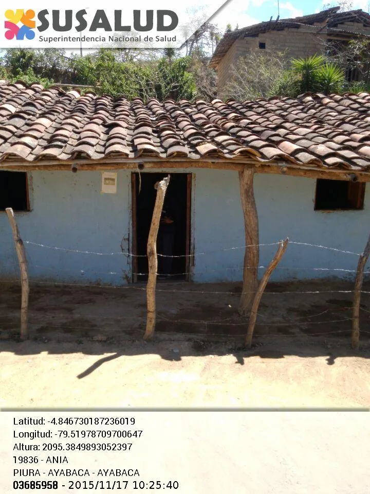 Puesto Salud Ania en Ayabaca, Piura