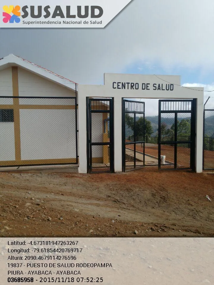 Puesto de Salud Rodeopampa en Ayabaca, Piura