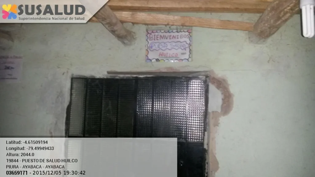 Puesto de Salud Huilco en Ayabaca, Piura
