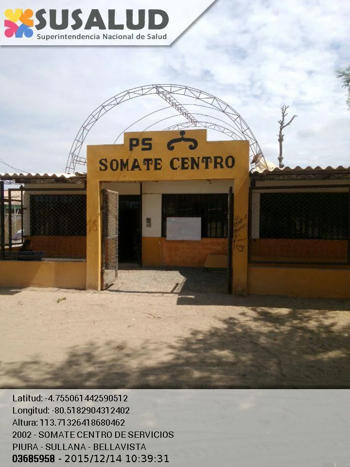 Puesto de Salud Somate Centro de Servicios en Sullana, Piura