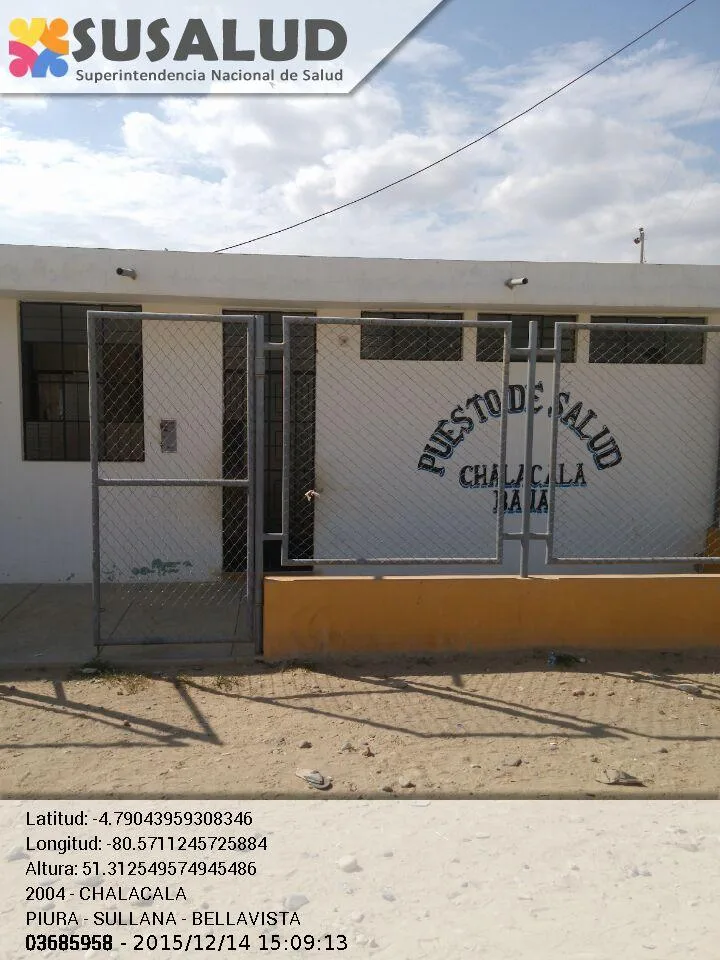Puesto de Salud Chalacala Baja en Sullana, Piura