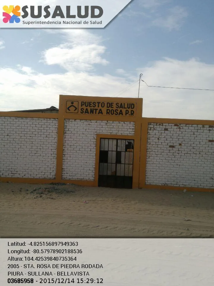 Puesto de Salud Sta. Rosa de Piedra Rodada en Sullana, Piura
