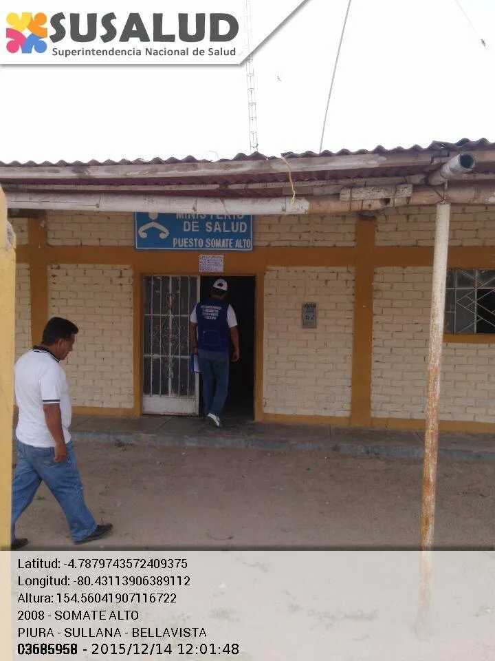 Puesto de Salud Somate Alto en Sullana, Piura