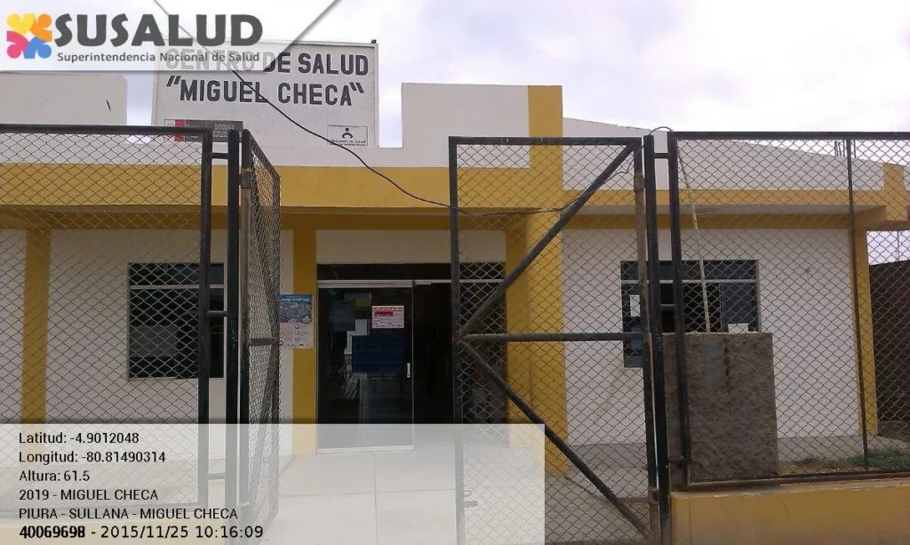 Centro de Salud Miguel Checa en Piura