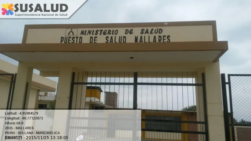 Puesto de Salud Mallares en Marcavelica, Piura