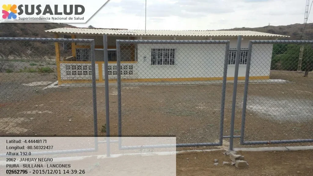 Puesto de Salud Jahuay Negro en Lancones, Piura