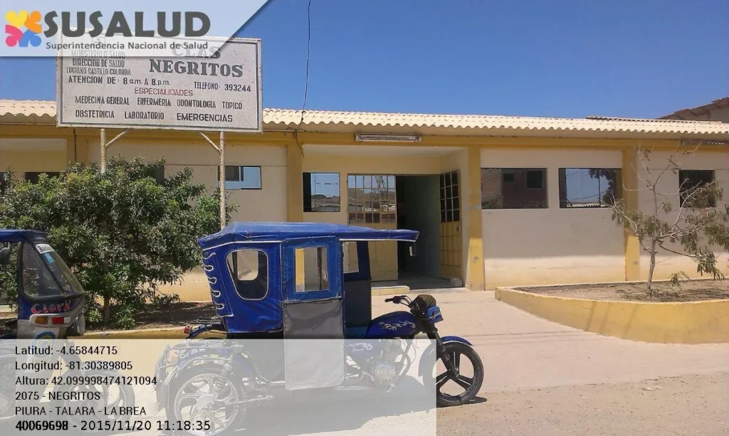 Centro de Salud Negritos en La Brea, Piura