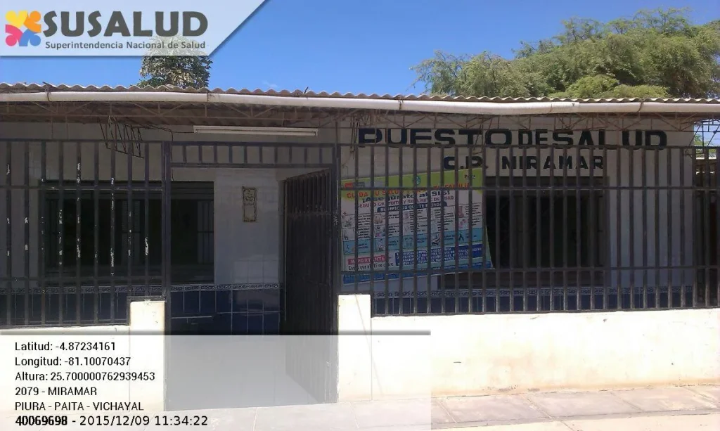 Puesto de Salud Miramar en Vichayal, Piura