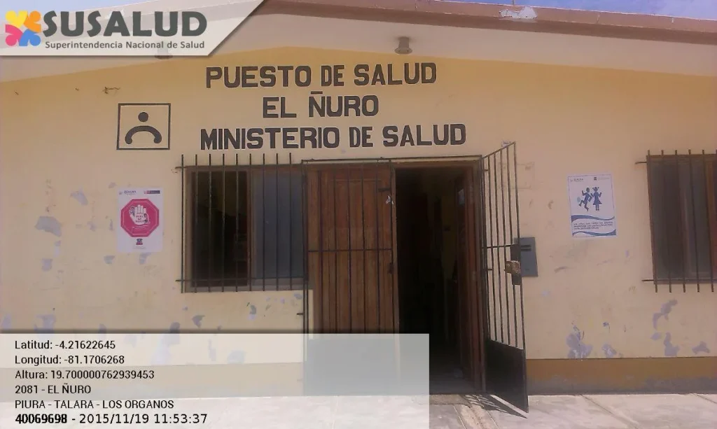 Puesto de Salud el Ñuro en Los Organos, Piura