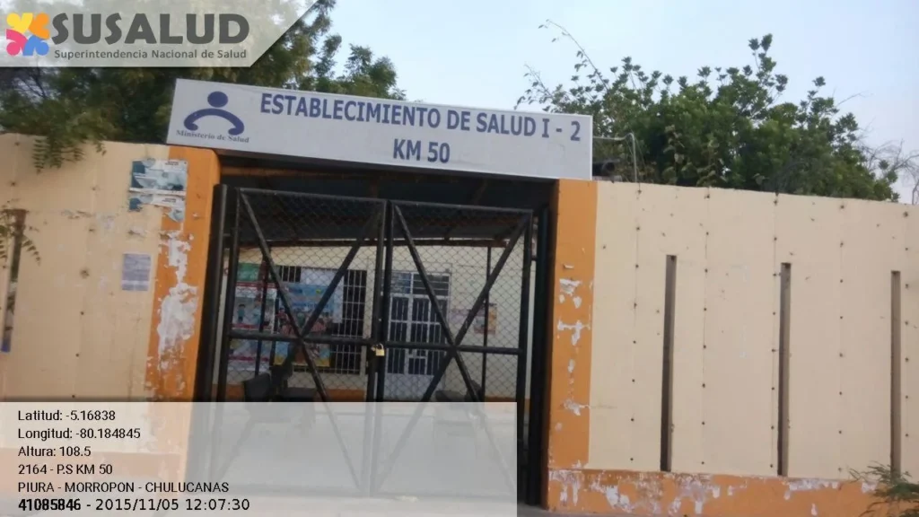 Centro de Salud I-3 Km 50 en Chulucanas, Piura