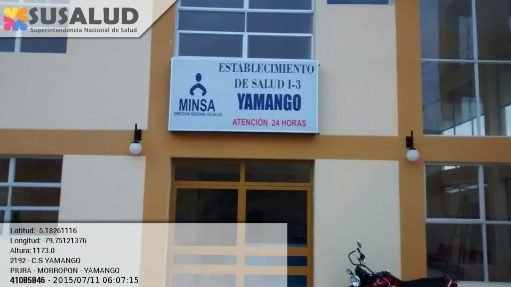 Establecimiento de Salud Yamango. en Piura