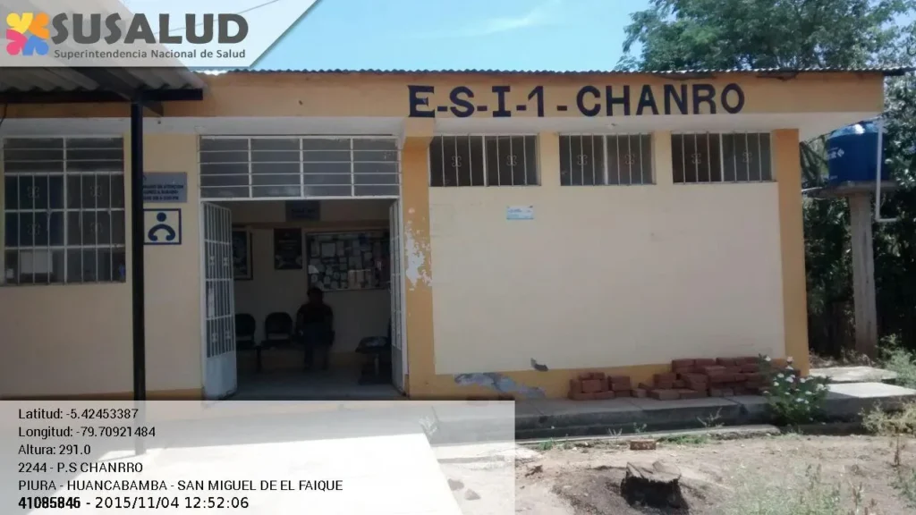 Establecimiento de Salud Chanrro en San Miguel de El Faique, Piura