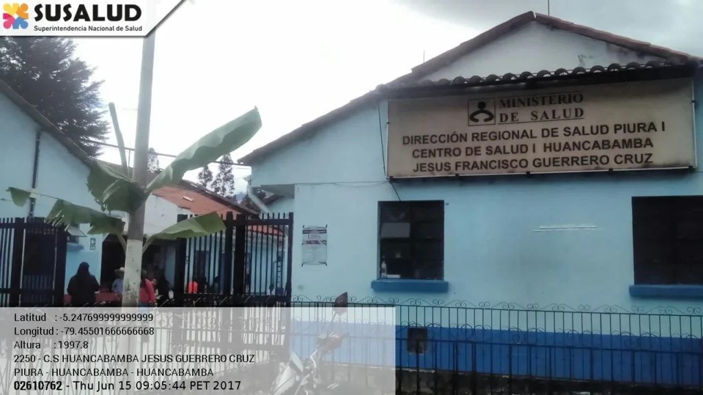 Establecimiento de Salud Huancabamba (Jesus Francisco Guerrero Cruz) en Piura