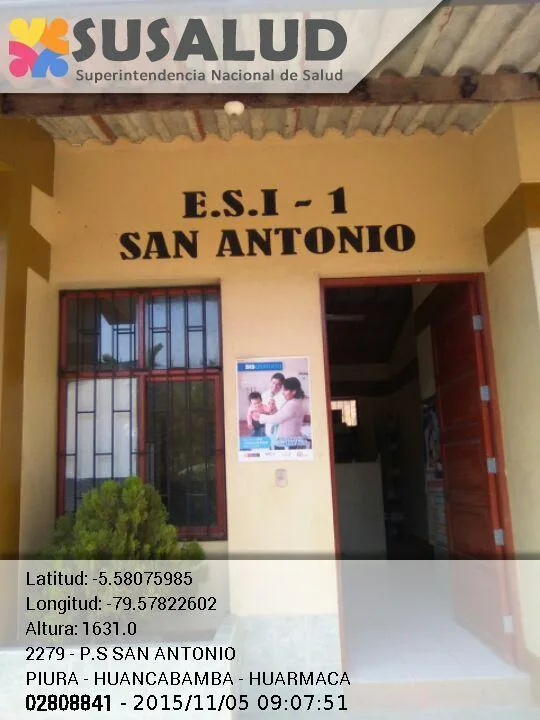 P.S. San Antonio de Succhirca en Huarmaca, Piura