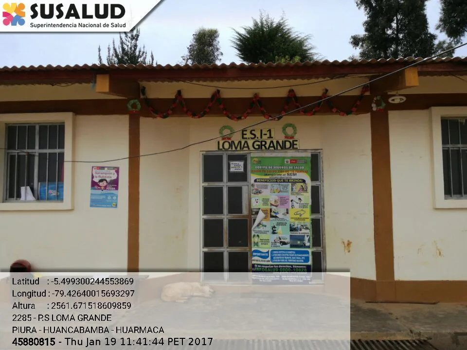 P.S. Loma Grande en Huarmaca, Piura