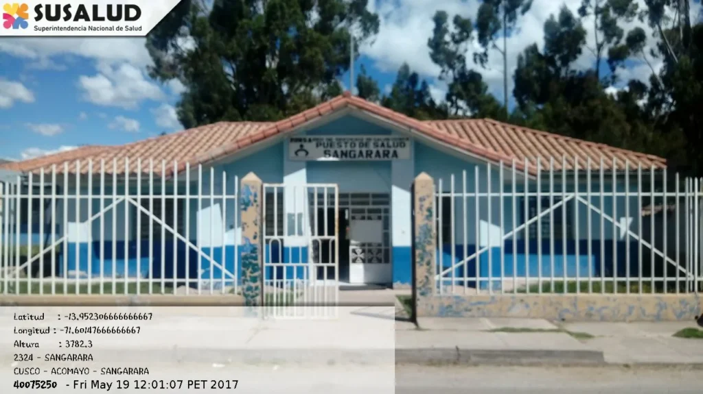 Puesto de Salud Sangarara en Cusco