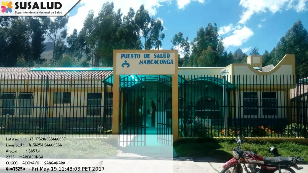 Puesto de Salud Marcaconga en Sangarara, Cusco