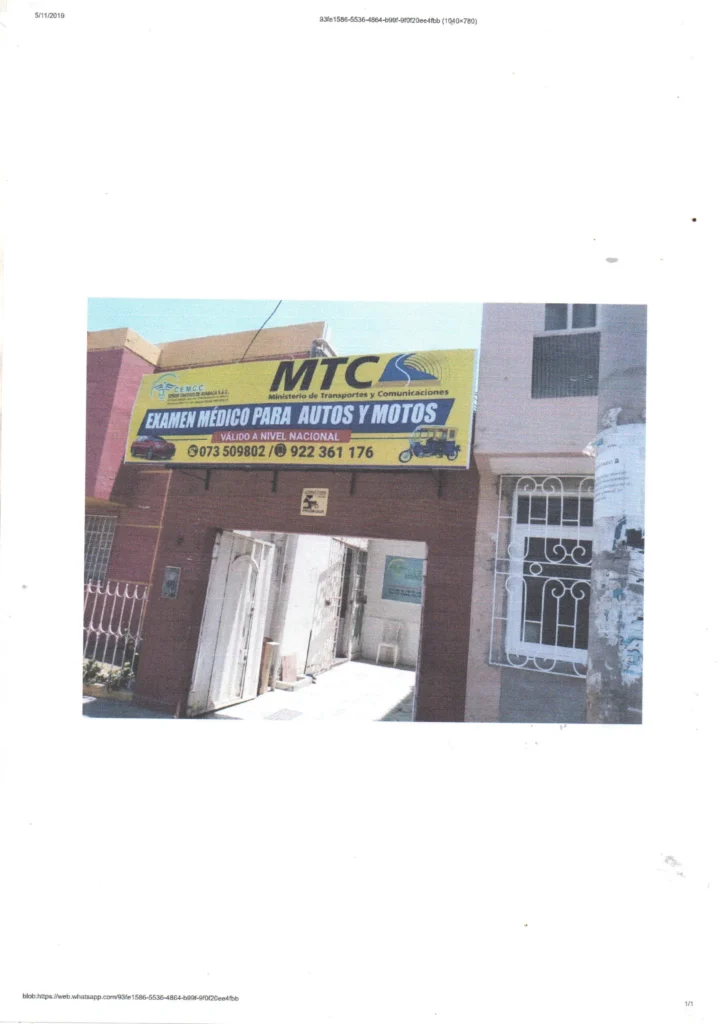 Centro de Evaluacion Medca Capacitacion y Certificacion Señor Cautivo de Ayabaca S.a.c en Sullana, Piura