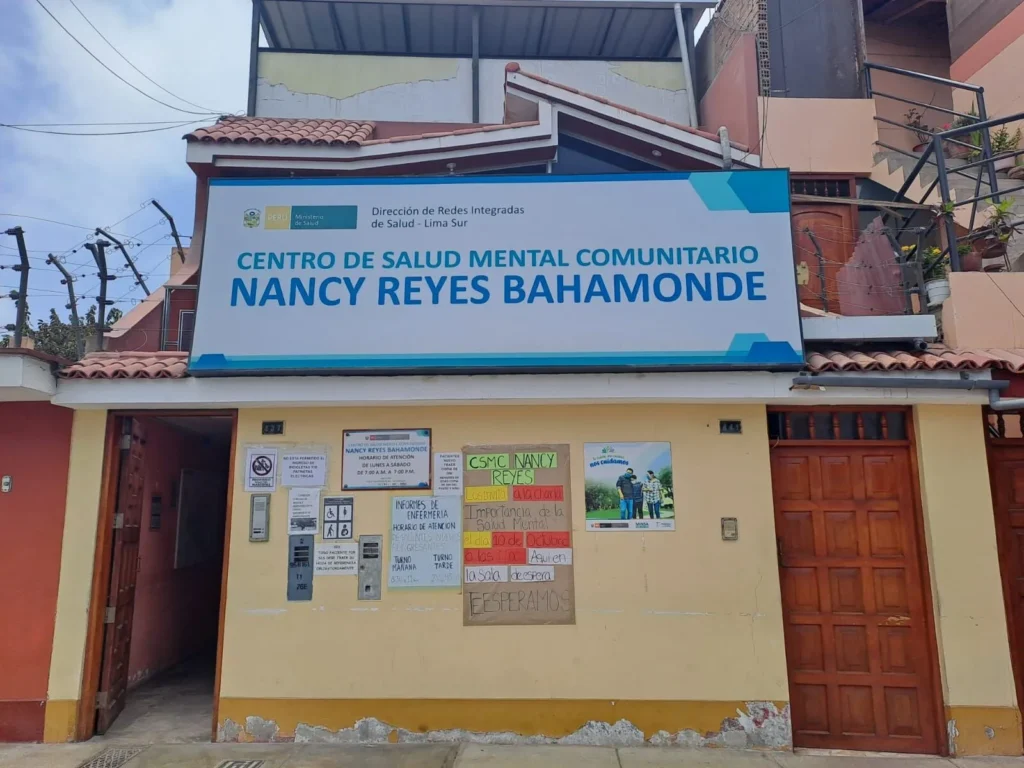 Centro de Salud Mental Comunitario Nancy Reyes Bahamonde en Chorrillos, Lima