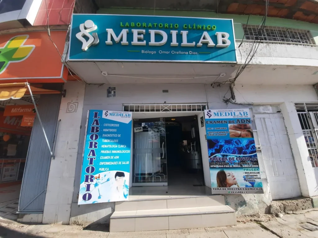Laboratorio Clinico Medilab en Huancayo, Junin
