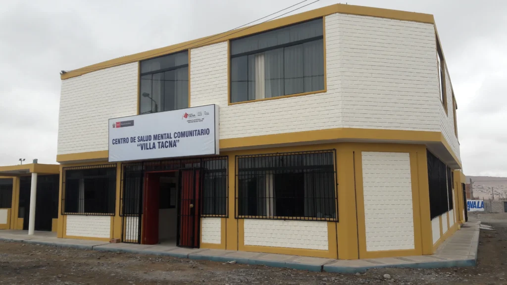 Centro de Salud Mental Comunitario Villa Tacna en Coronel Gregorio Albarracin L., Tacna