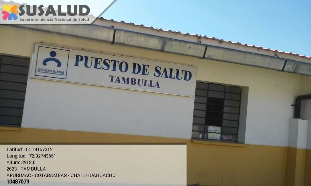 Tambulla en Challhuahuacho, Apurimac
