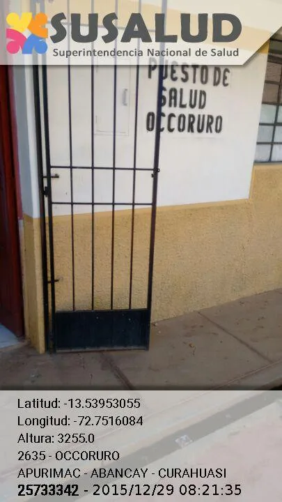 Occoruro en Curahuasi, Apurimac