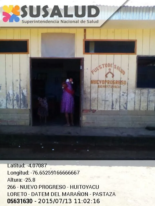 Nuevo Progreso – Huitoyacu en Pastaza, Loreto