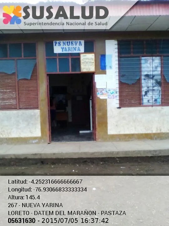 Nueva Yarina en Pastaza, Loreto