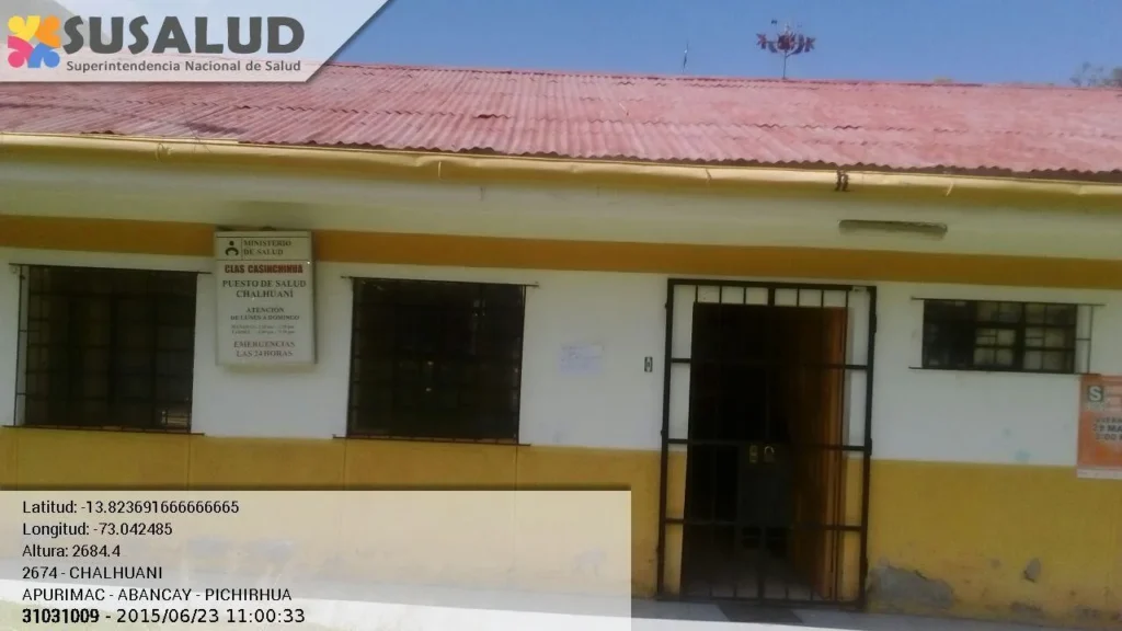 Chalhuani en Pichirhua, Apurimac