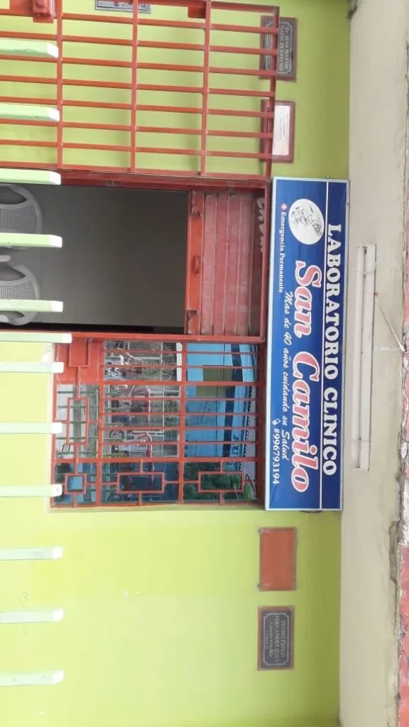 Laboratorio Clínico San Camilo en Bagua, Amazonas