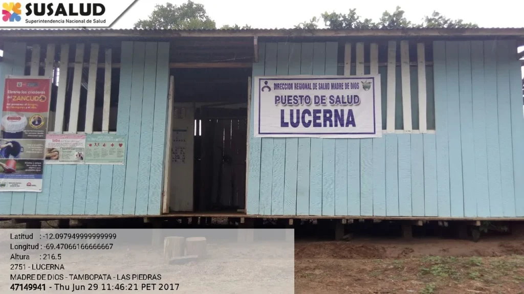 Lucerna en Las Piedras, Madre de Dios