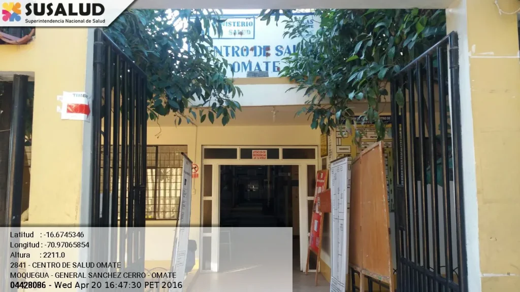 Centro de Salud Omate en Moquegua