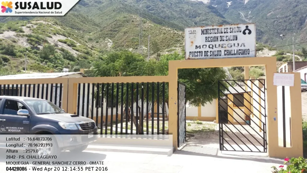 P.S. Challaguayo en Omate, Moquegua