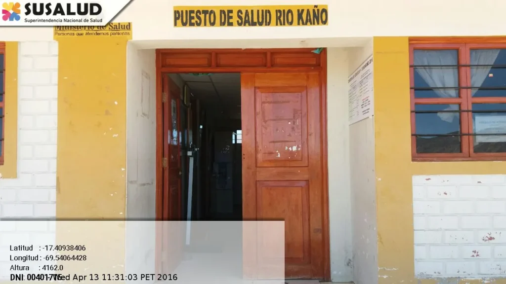 Puesto de Salud Rio Kaño en Palca, Tacna
