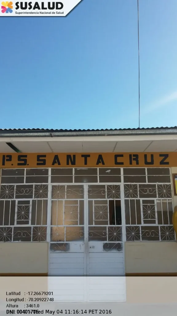 Puesto de Salud Santa Cruz en Candarave, Tacna