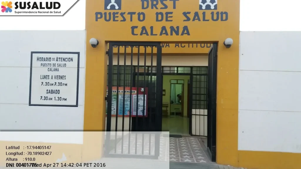 Puesto de Salud Calana en Tacna