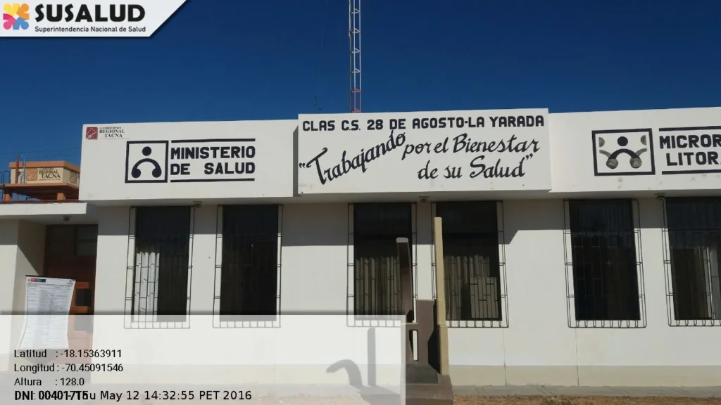 Centro de Salud 28 de Agosto en La Yarada Los Palos, Tacna