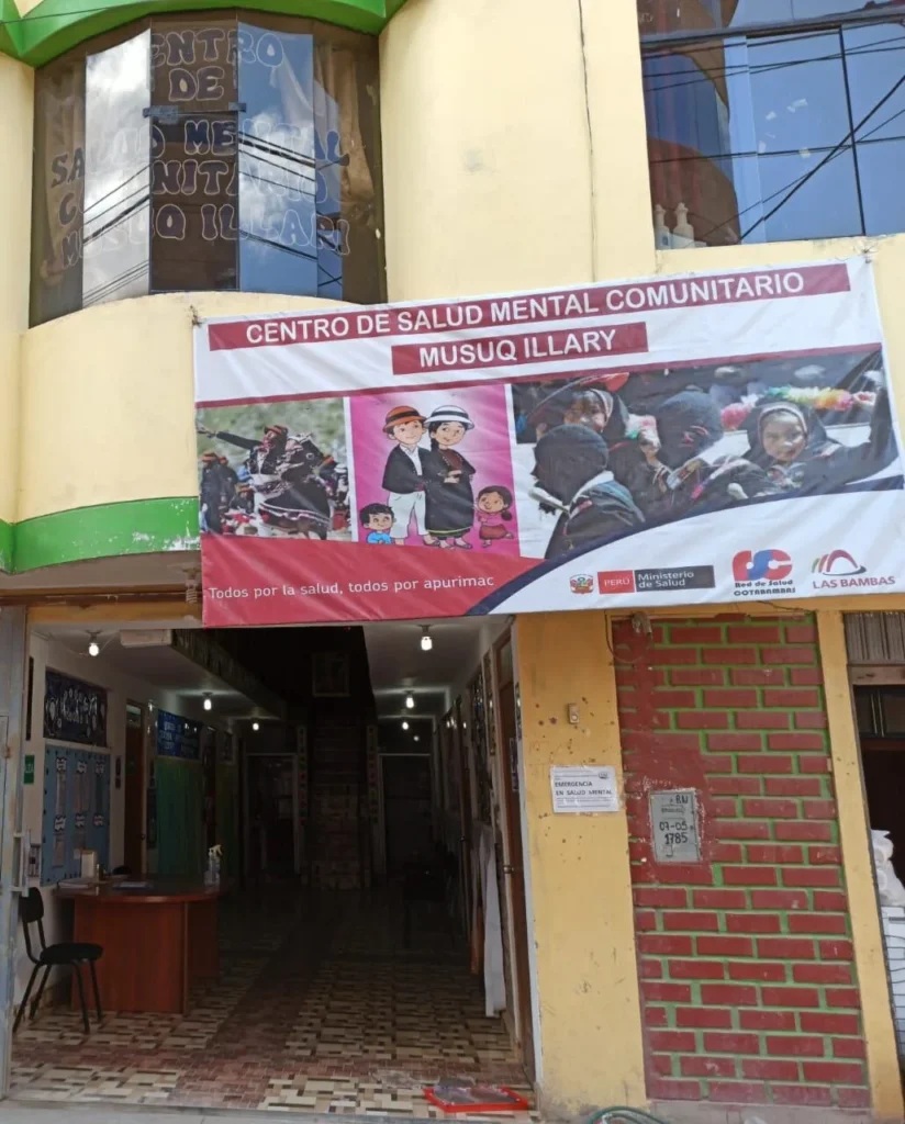 Centro de Salud Mental Comunitario «musuq Illary en Challhuahuacho, Apurimac