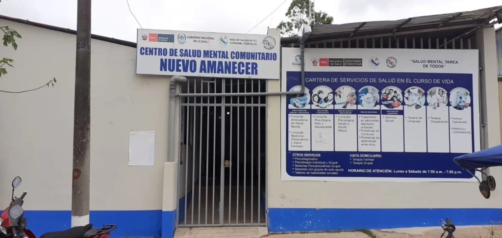 Centro de Salud Mental Comunitario «nuevo Amanecer en Manantay, Ucayali
