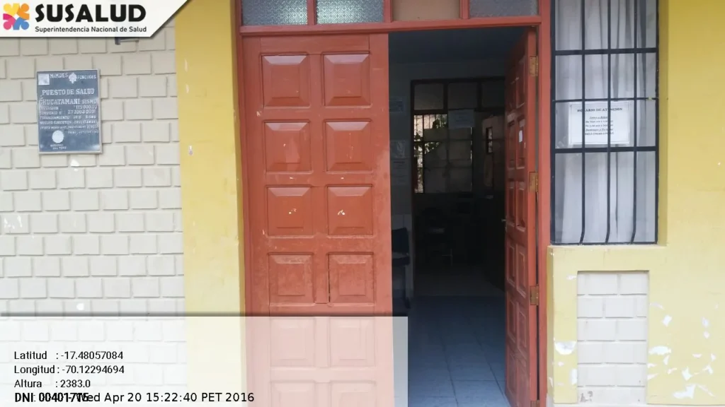 Puesto de Salud Chucatamani en Heroes Albarracin, Tacna