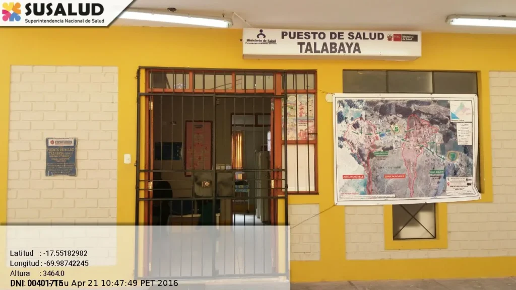Puesto de Salud Talabaya en Estique, Tacna